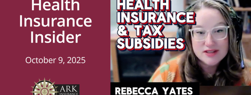 Salt Lake City insurance agent Rebecca Yates discussing health insurance, taxes, and subsidies.