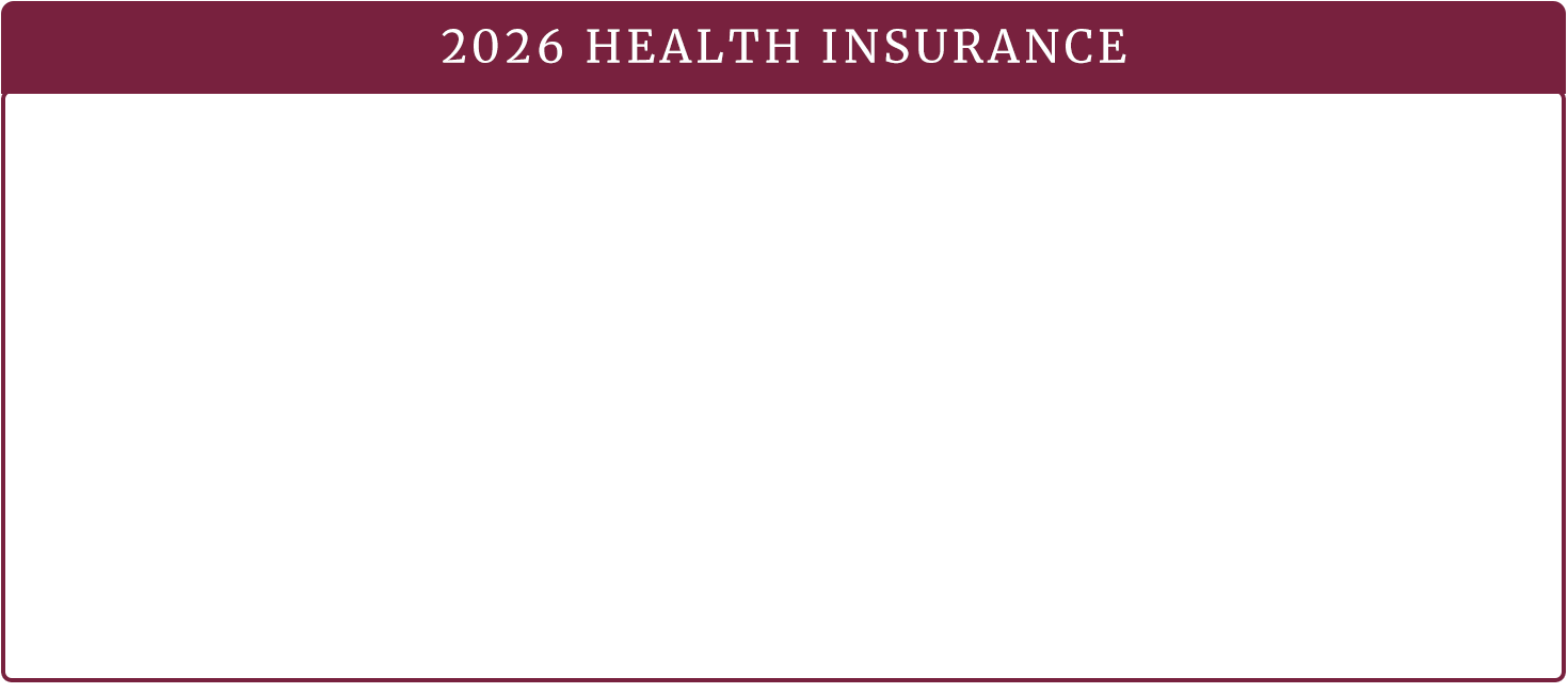 2026 Health Insurance Open Enrollment